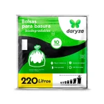 Bolsas Para Basura Negras 220 Litros Paquete x 10 Unidades