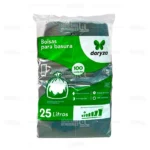Bolsas Para Basura Negras 25 L Pqt x 100 Und