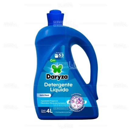 Detergente Líquido para Ropa Floral Daryza x 4 L