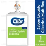 Jabón Líquido Glicerina Multiflex Plus Elite 6 Ud x 1 L