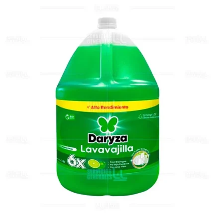 Lavavajilla Liquido Limón Daryza x 3.8 L