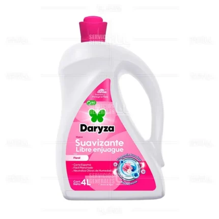 Suavizante Libre Enjuague Aroma Floral Daryza x 4 L