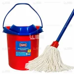 Balde con Escurridor 14 L + Mopa Redonda Virutex