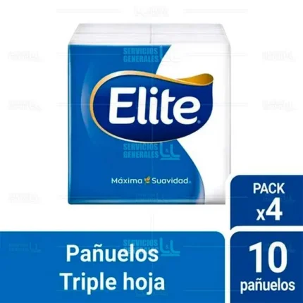 Pañuelos Triple Hoja Aloe Vera Elite Pqt x 4 Und